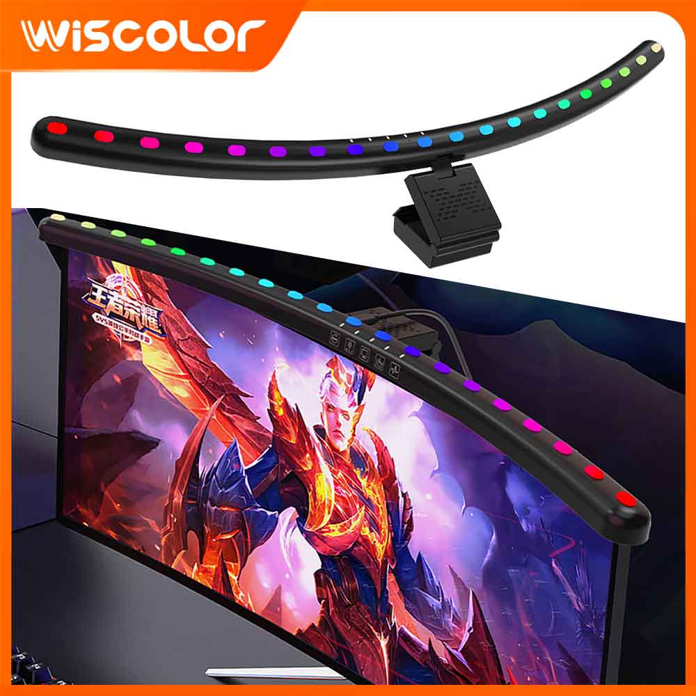 Desk Setup Accessories - RGB Light Bar Monitor Smart Wifi