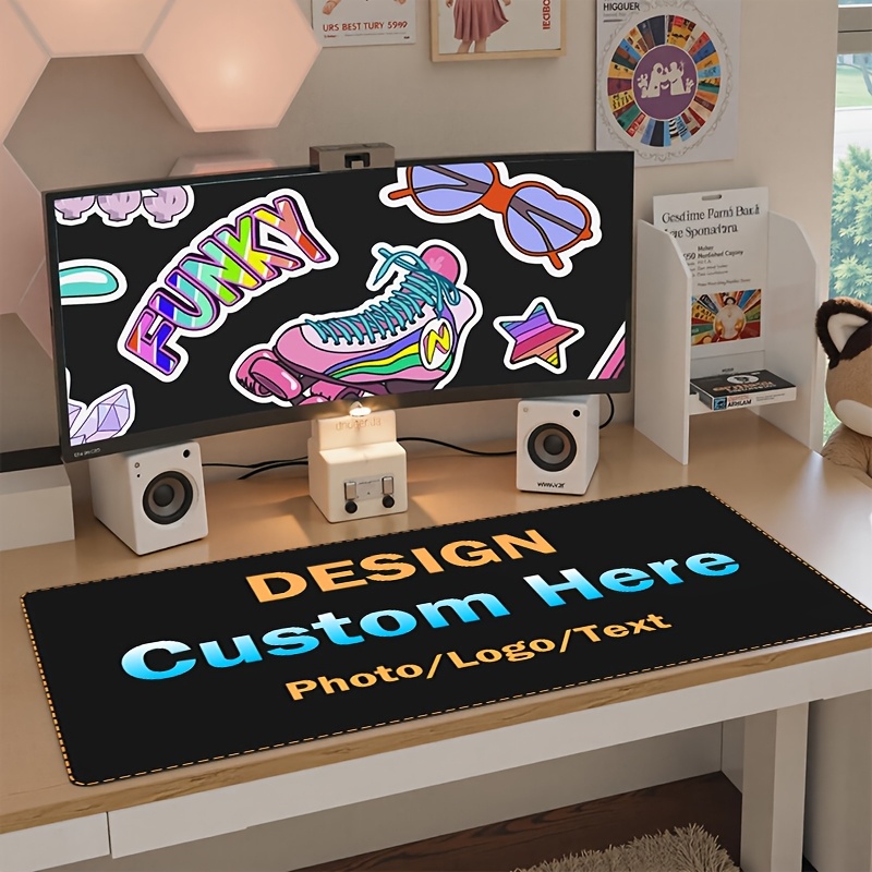 Rubber Mat Desk - Custom Mouse Pad Personalized Your Design