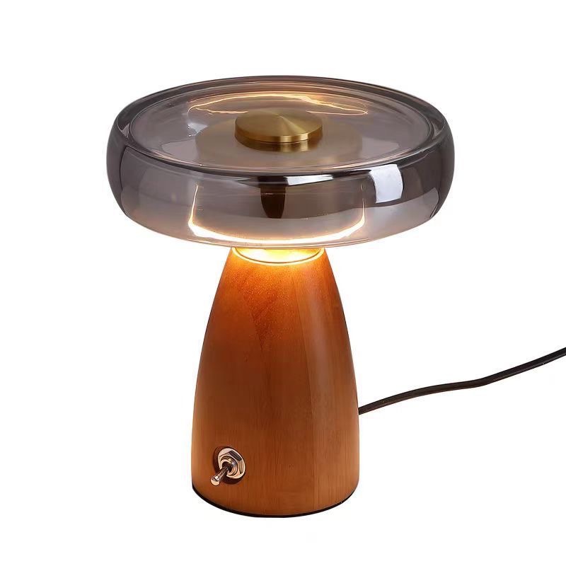 Desk Setup Vintage - Vintage Wood Table Lamp Retro Luxe