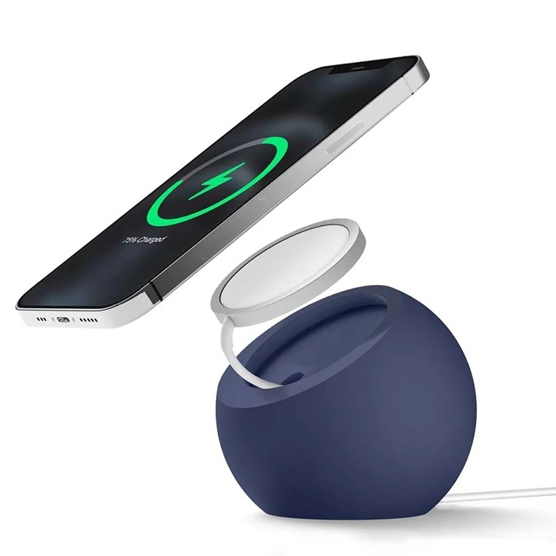 Desk Setup Apple - Ball Shape Magnetic Silicone Charging Desk