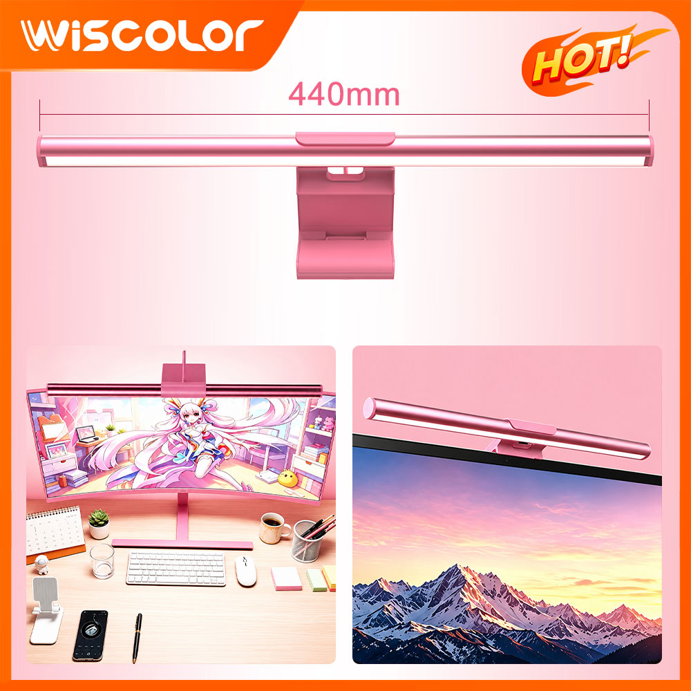 Desk Setup Accessories - Monitor Light Bar Led Lights Smart