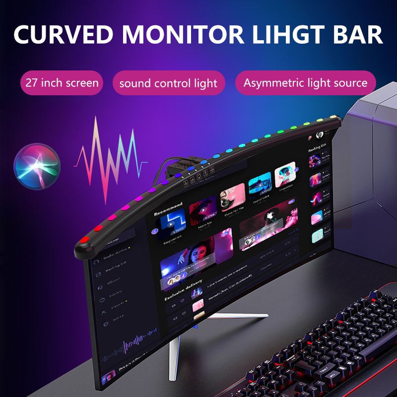 RGB Light Bar Monitor Smart Wi - đánh giá và giá Desk Setup Accessories
