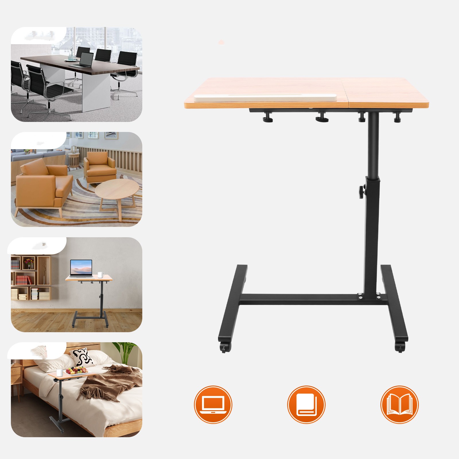 Mobile Laptop Table Adjustable - đánh giá và giá Desk Setup Maker