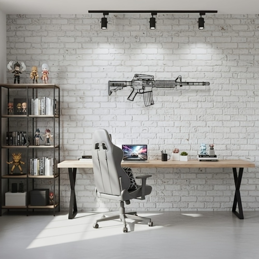 CIFbuy M4 Rifle AR15 Gun Silho - đánh giá và giá Rubber Mat Desk