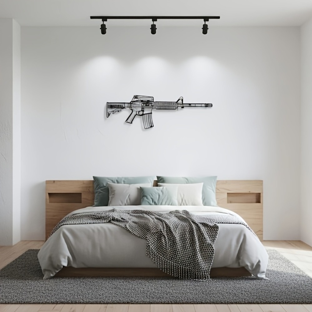 CIFbuy M4 Rifle AR15 Gun Silho - đánh giá và giá Rubber Mat Desk