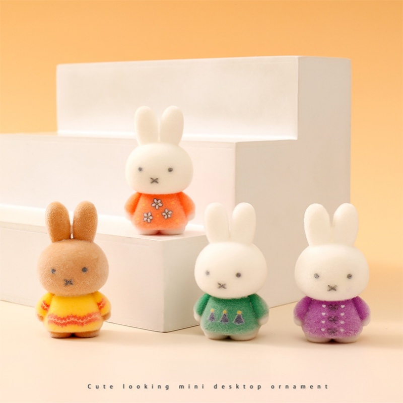 Kawaii Flocking Miffy Rabbit S - đánh giá và giá Desk Setup Shelves