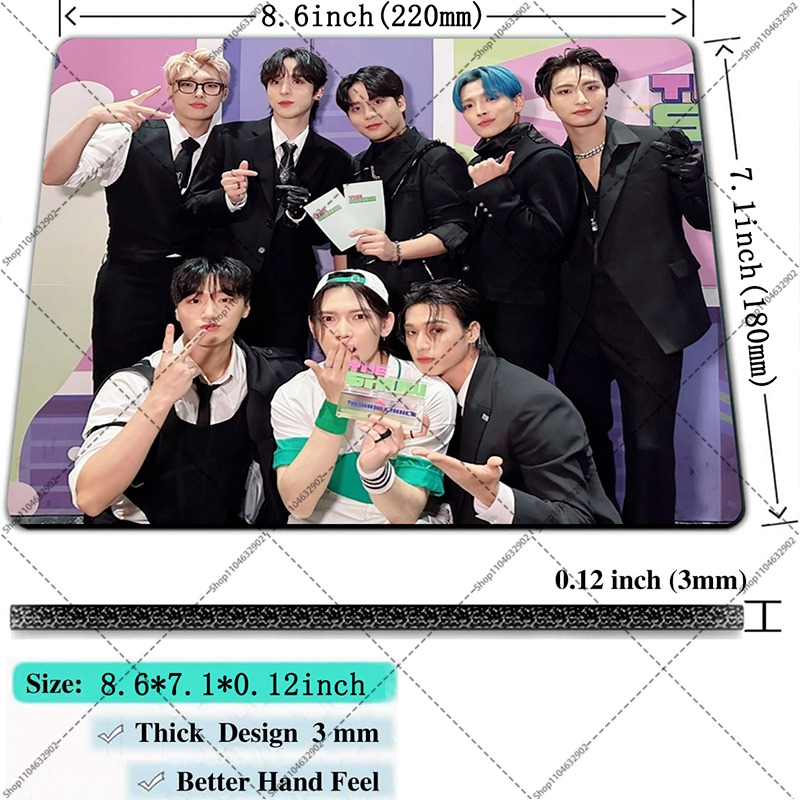 Kpop ATEEZ Women Men Mouse Pad - đánh giá và giá Desk Setup Kpop