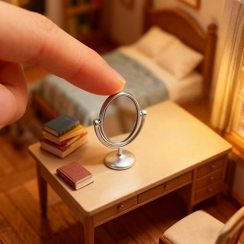 1Pcs Miniature Retro Mirror Dr - đánh giá và giá Desk Setup Vintage