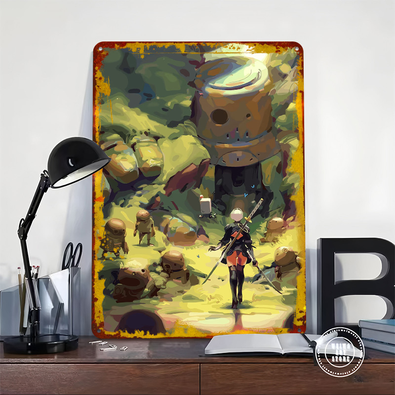 Nier Automata: 2B in Forest Me - đánh giá và giá Desk Setup Vintage