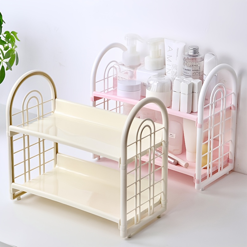 1pc Double Layer Multi-Functio - đánh giá và giá Desk Setup Shelves