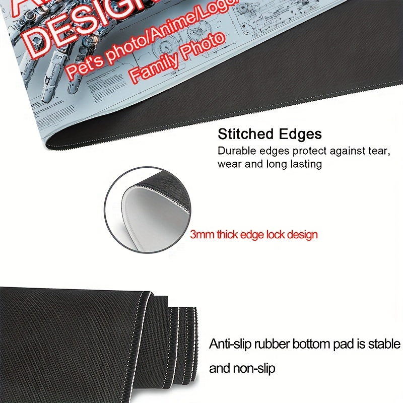 DIY Custom XXL Gaming Mousepad - đánh giá và giá Rubber Mat Desk
