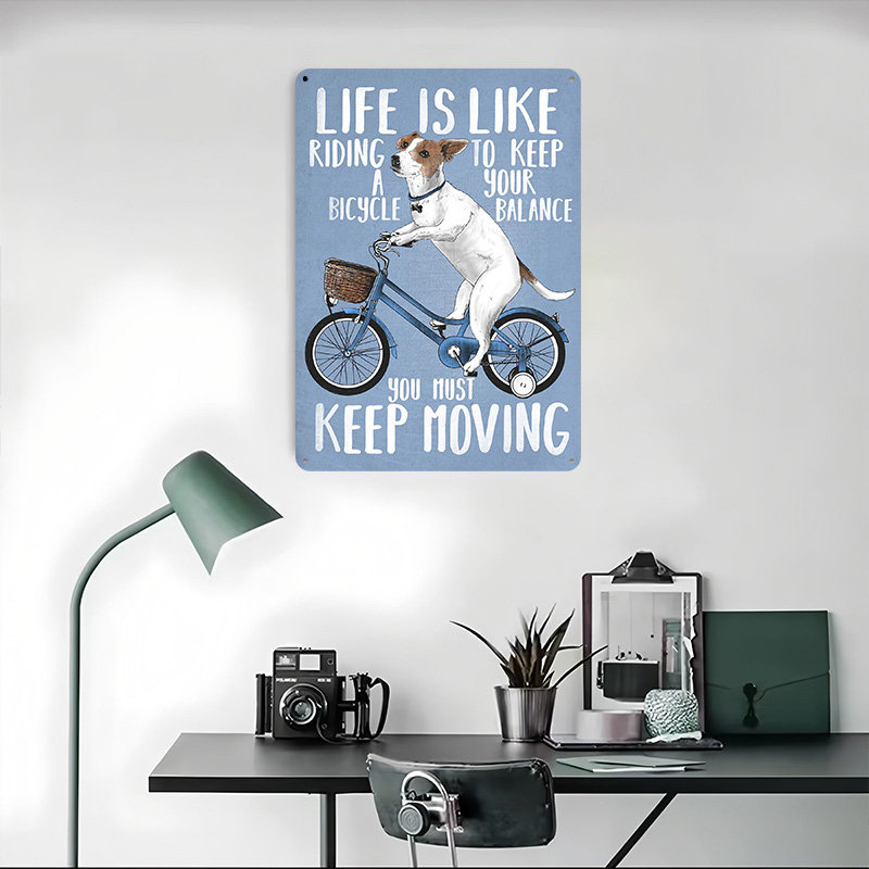 Life Is Like Riding a Bicy Met - đánh giá và giá Desk Setup Vintage