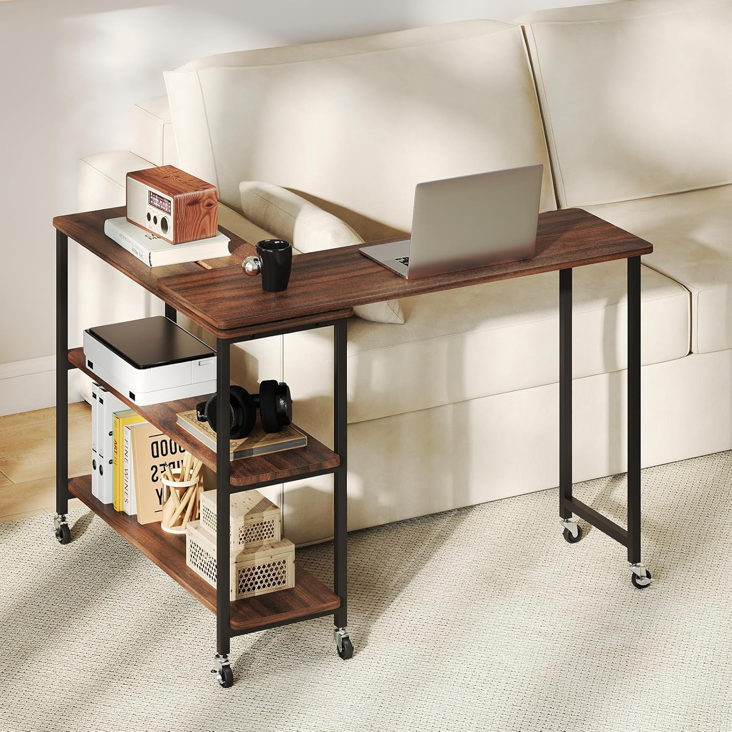 360° Rotating Side Table with  - đánh giá và giá Desk Setup Maker