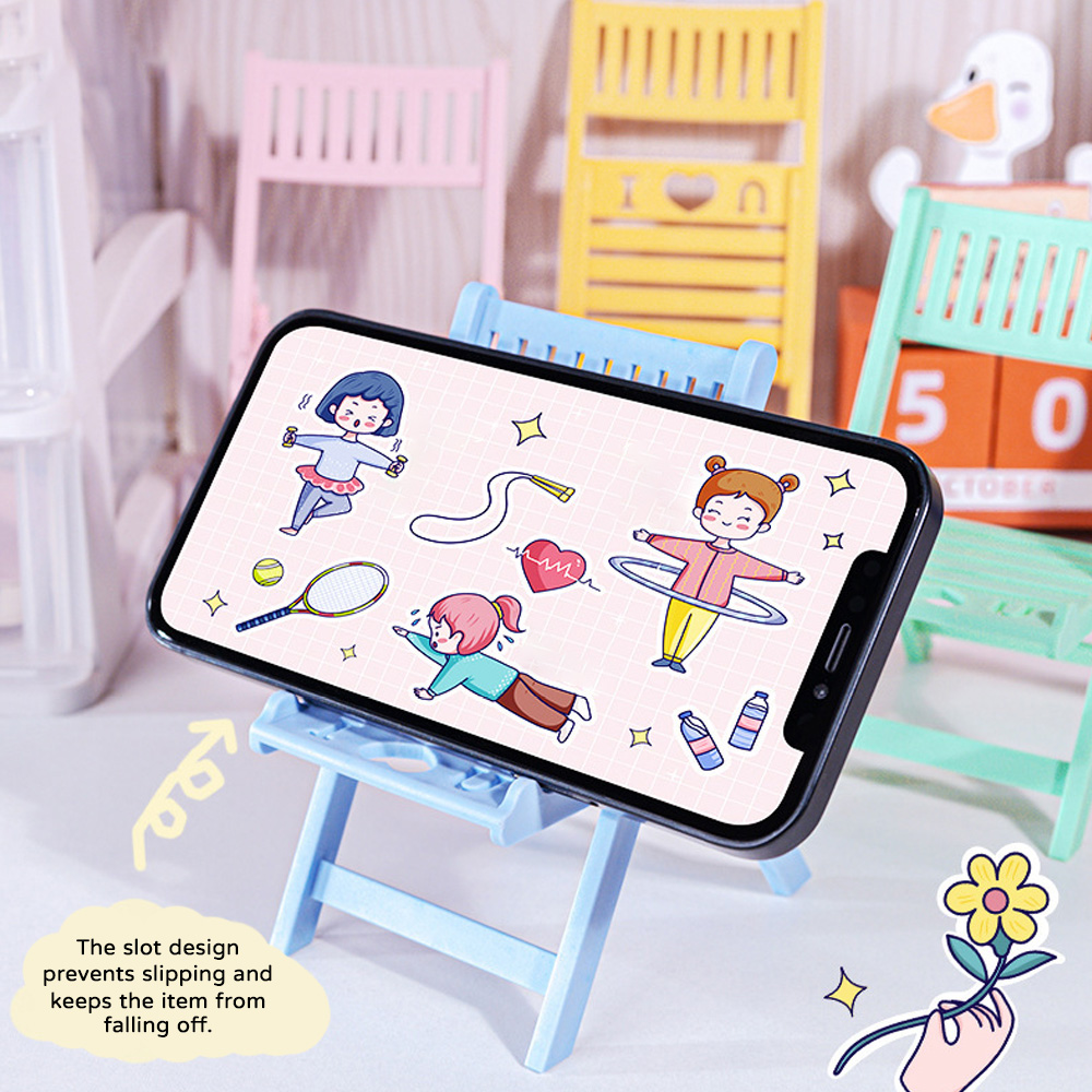Mini Folding Chair Phone Stand - đánh giá và giá Desk Setup Options