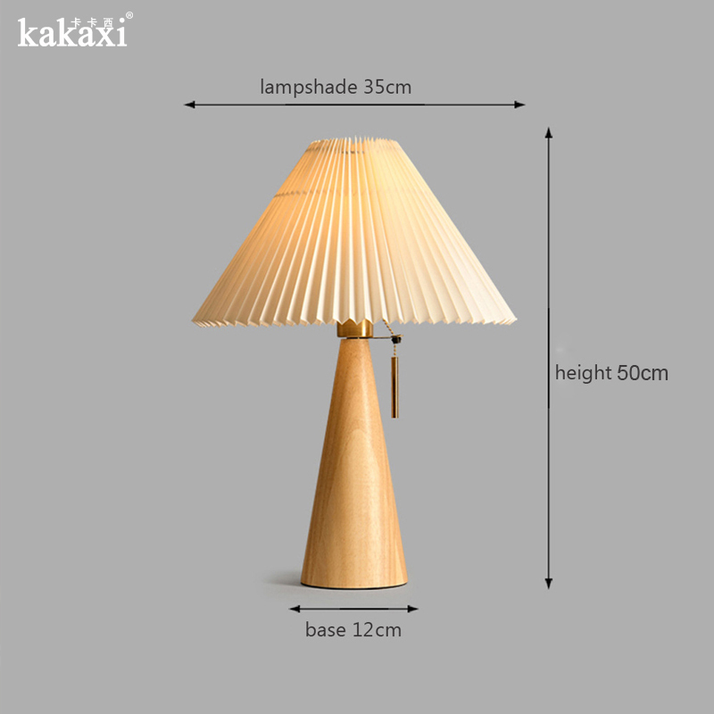 Retro Solid Wood Table Lamp No - đánh giá và giá Desk Setup Vintage
