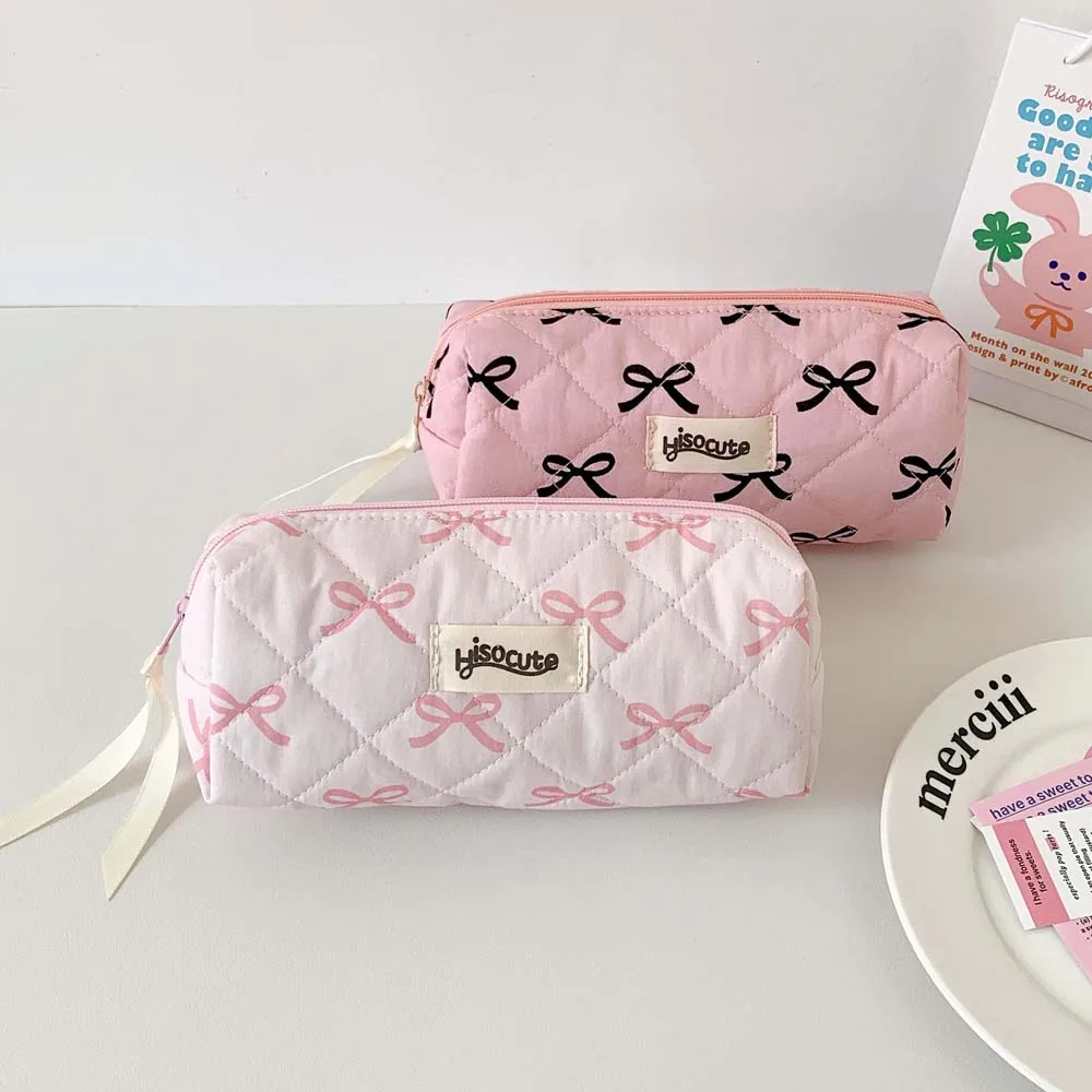 Bowknot Bow Stationery Bag Des - đánh giá và giá Korean Desk Setup