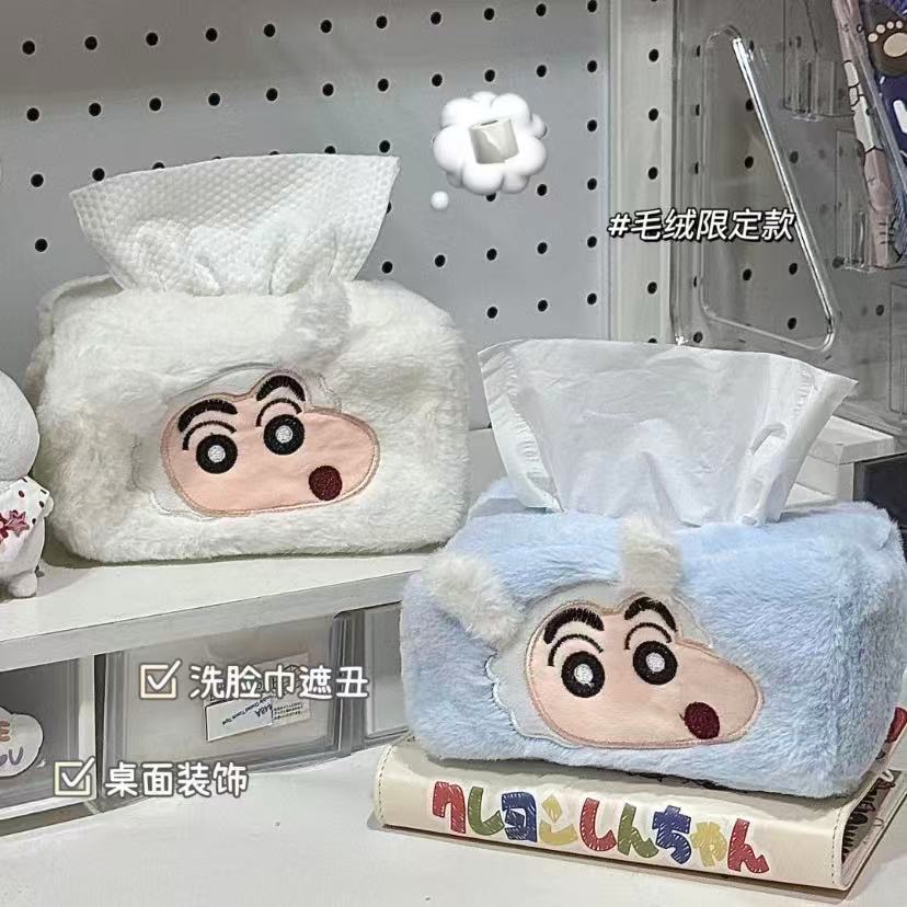 Crayon Shin-chan Tissue Box -  - đánh giá và giá Korean Desk Setup