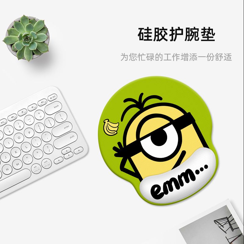 Minions cartoon cute wristband - đánh giá và giá Rubber Mat Desk
