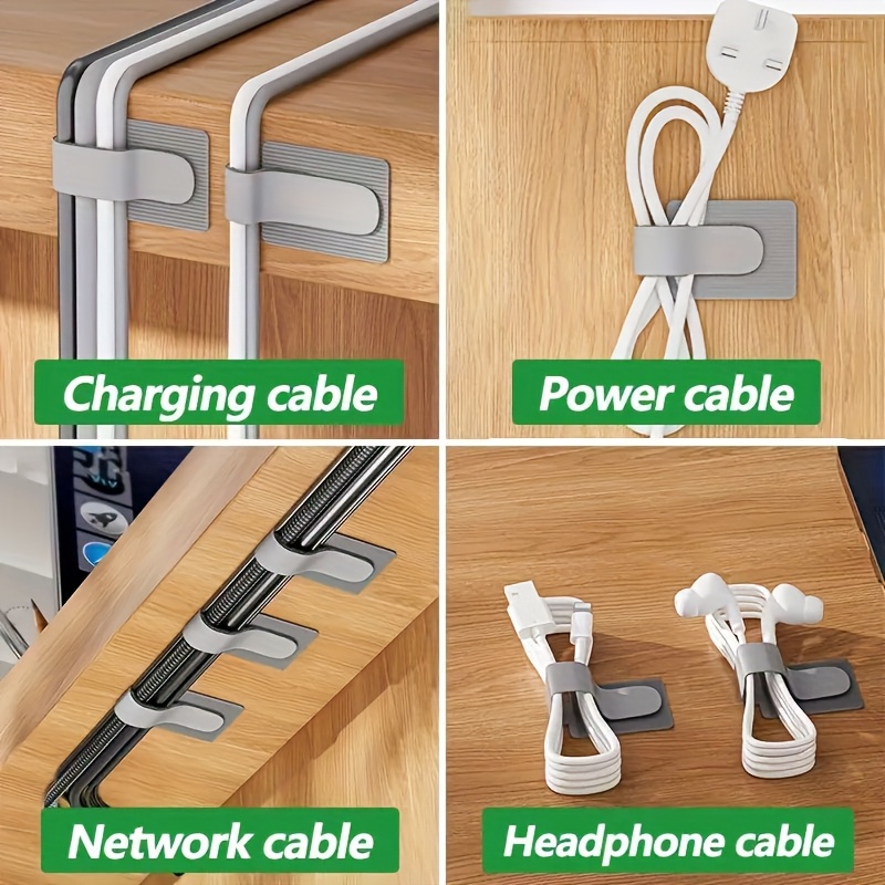 Cable Ties Reusable Straps Vel - đánh giá và giá Desk Setup Small Space