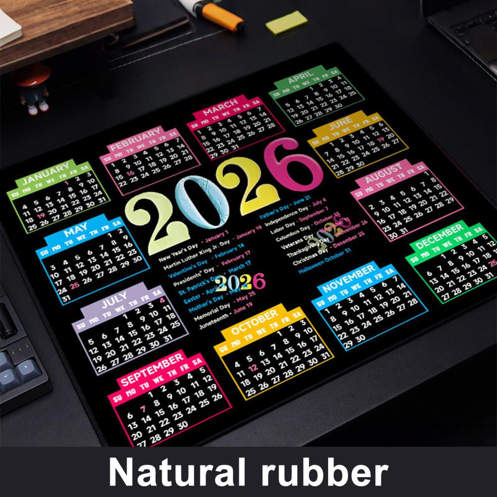 2026 Calendar Mouse Pad Waterp - đánh giá và giá Rubber Mat Desk
