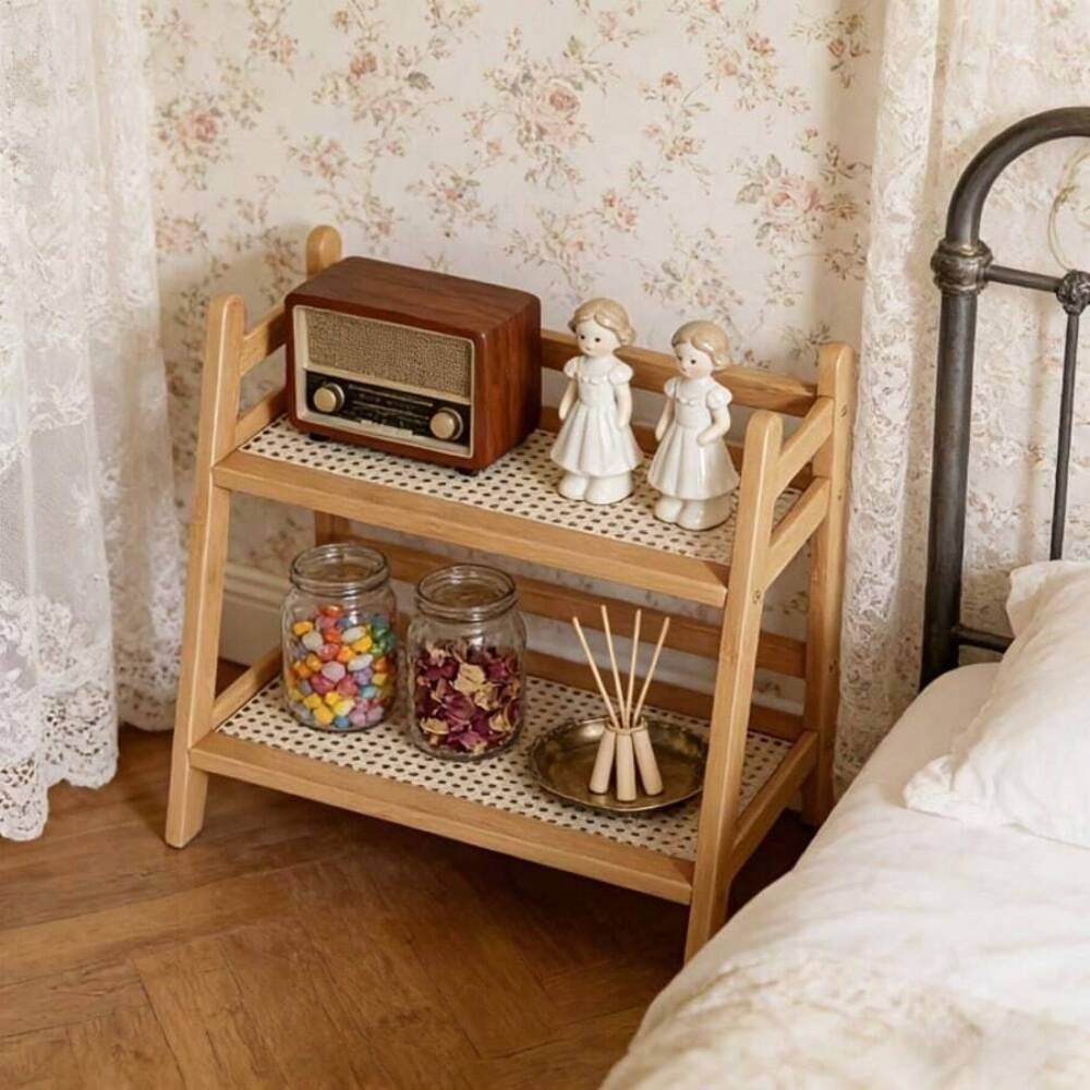2-Tier Bamboo Countertop Stora - đánh giá và giá Desk Setup Shelves