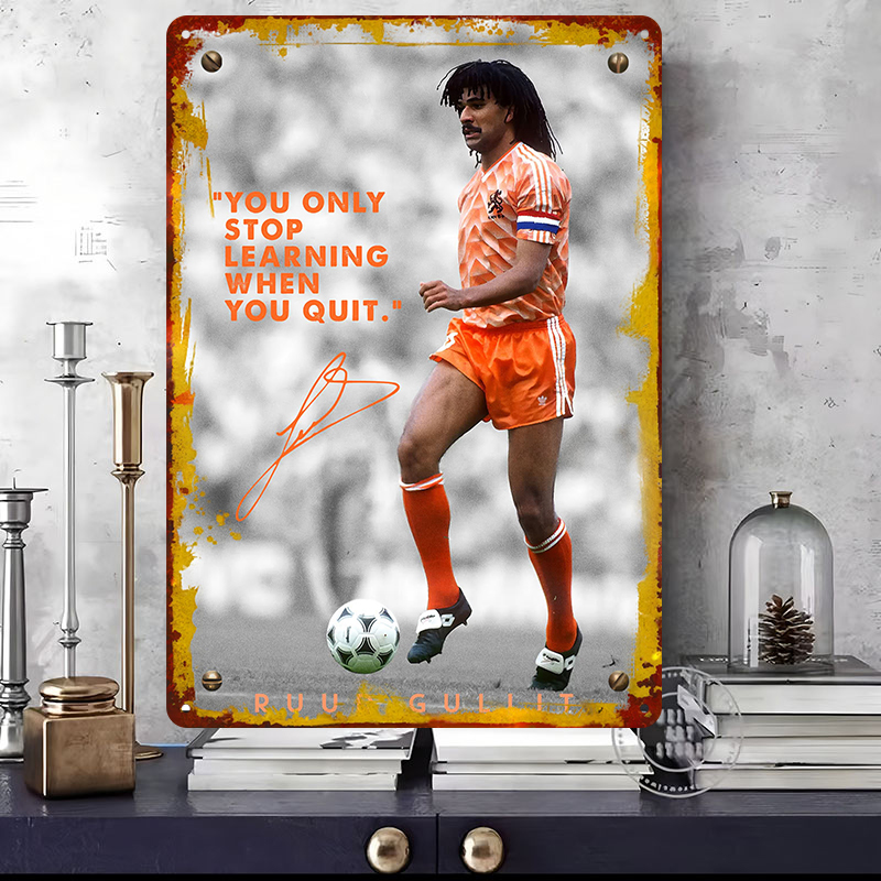 Ruud Gullit Football Player Wa - đánh giá và giá Desk Setup Vintage