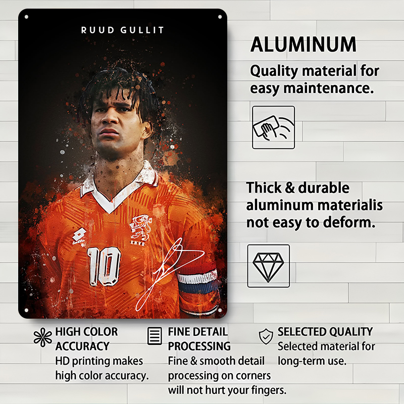 Ruud Gullit Football Player Wa - đánh giá và giá Desk Setup Vintage