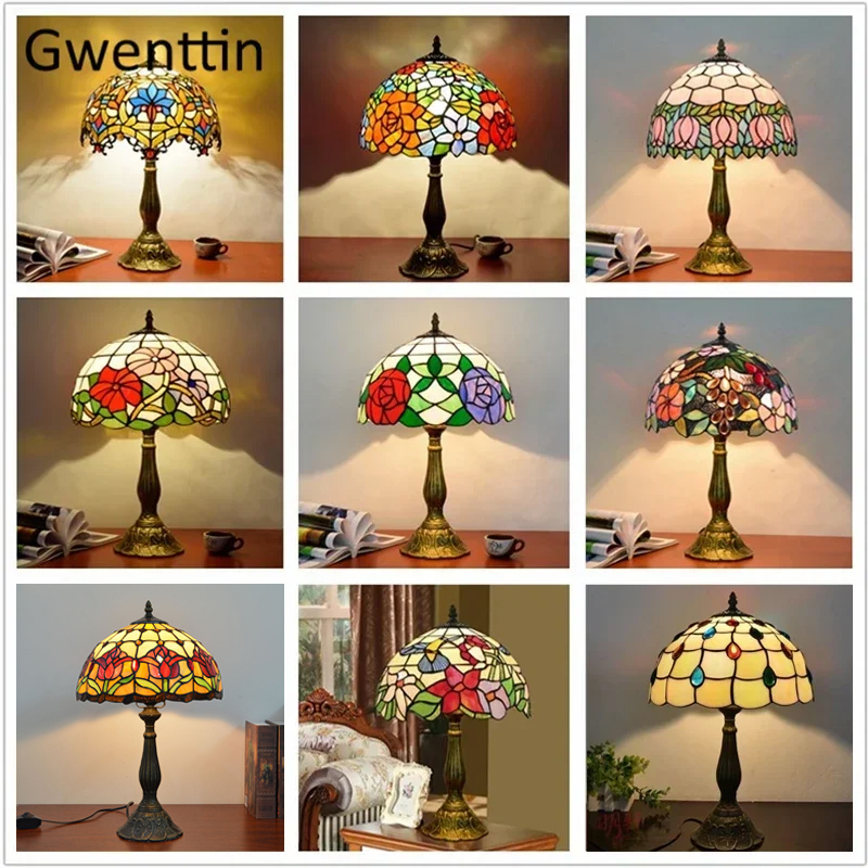 Vintage Tiffany Table Lamps Me - đánh giá và giá Desk Setup Vintage
