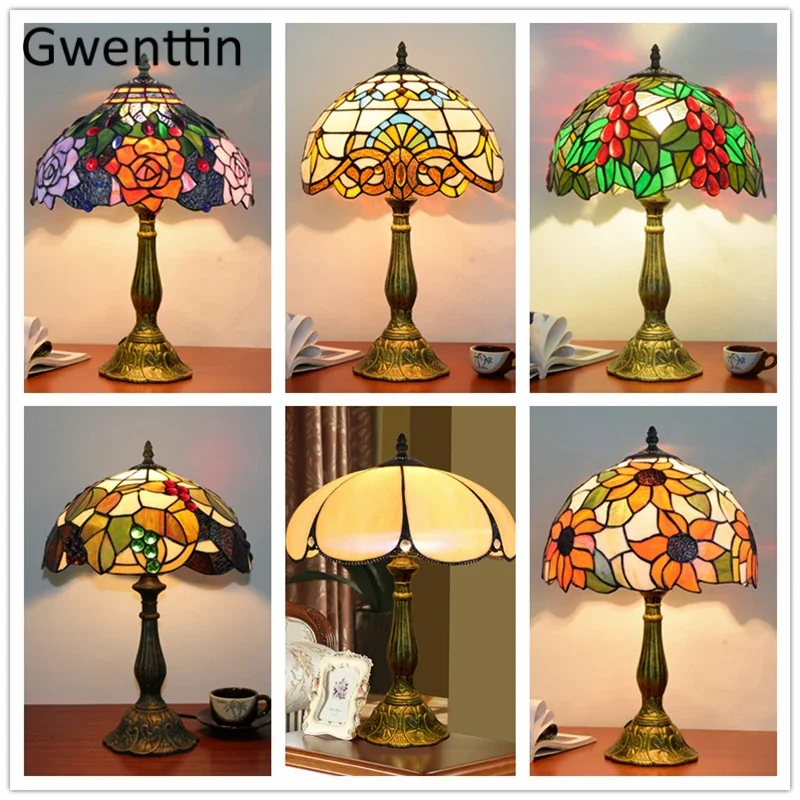 Vintage Tiffany Table Lamps Me - đánh giá và giá Desk Setup Vintage