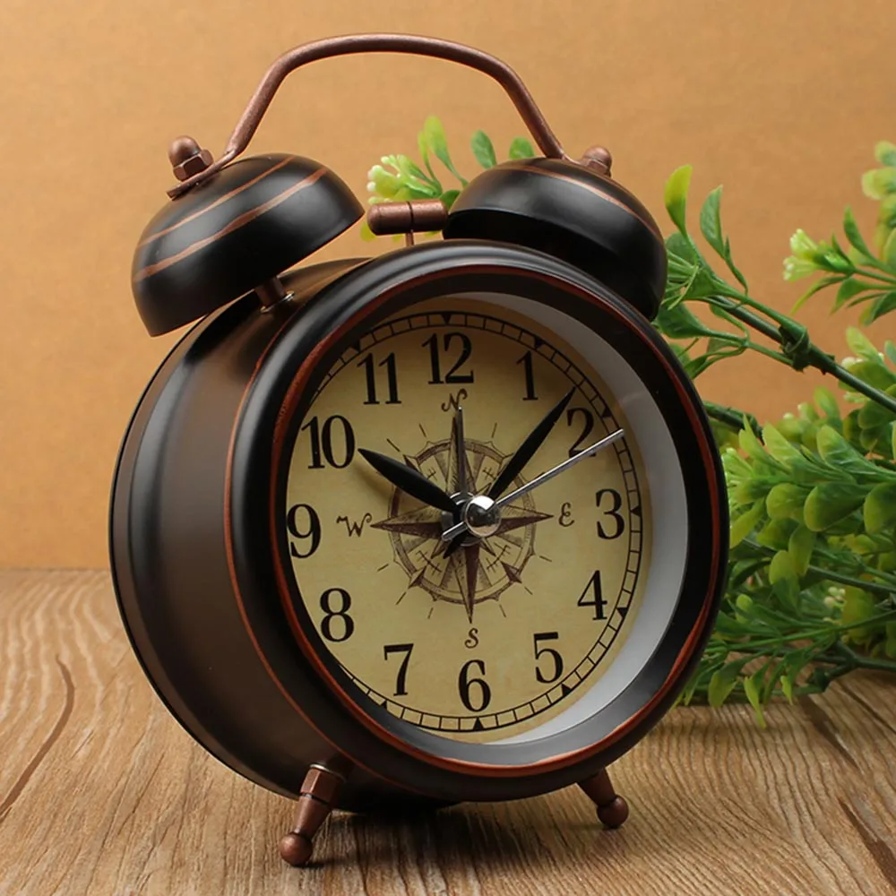 Home Vintage Night Light Alarm - đánh giá và giá Desk Setup Vintage