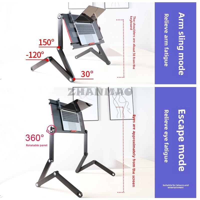 Lying Flat on The Bed, Laptop  - đánh giá và giá Desk Setup Maker