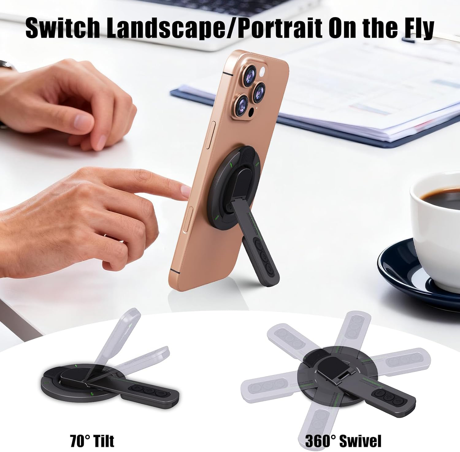 MultiFunction Finger Ring Brac - đánh giá và giá Desk Setup Apple
